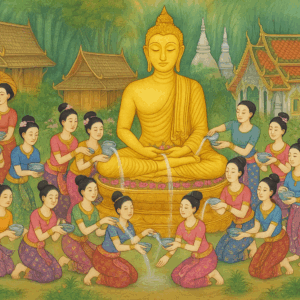 Buddha Canvas Painting Hand-Painted Acrylic Wall Art (80x130cm)